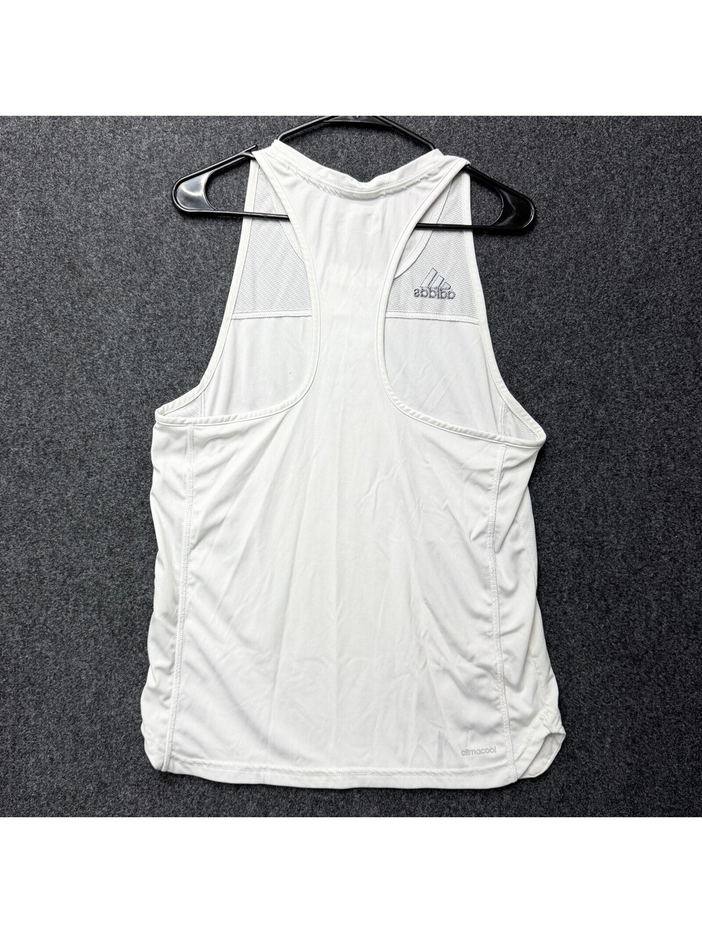 Adidas White Racerback Athletic Tank Top - Picture 4 of 4